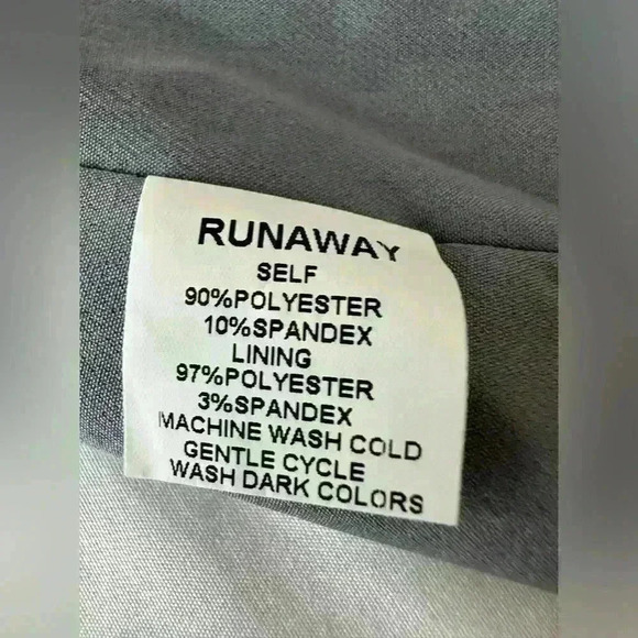 Runaway Faux Suede Mini Jackie Skirt Size 4 - Picture 11 of 14